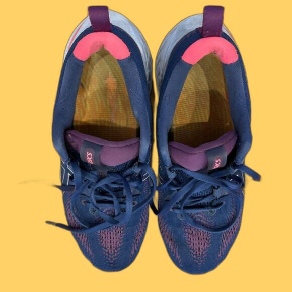 Asics GEL-CUMULUS 25 Deep Ocean/Lilac Hint size 10 - Picture 3 of 4